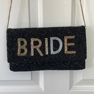 Bride beaded purse